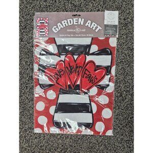 "Love Never Fails" Garden Art Flag 18x12 By Magnolia Lane